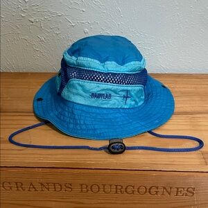 Kids Blue Aqua Bucket Hat
